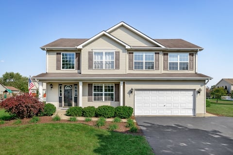 Suburban home exterior