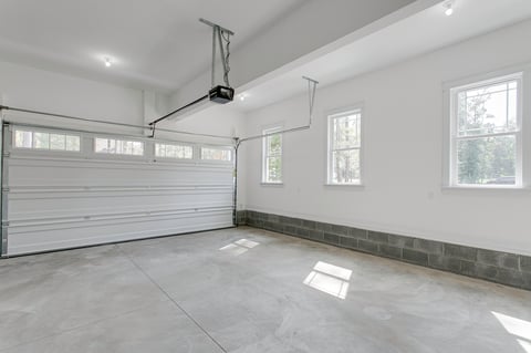 Clean organized garage after