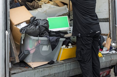 Medium load of junk
